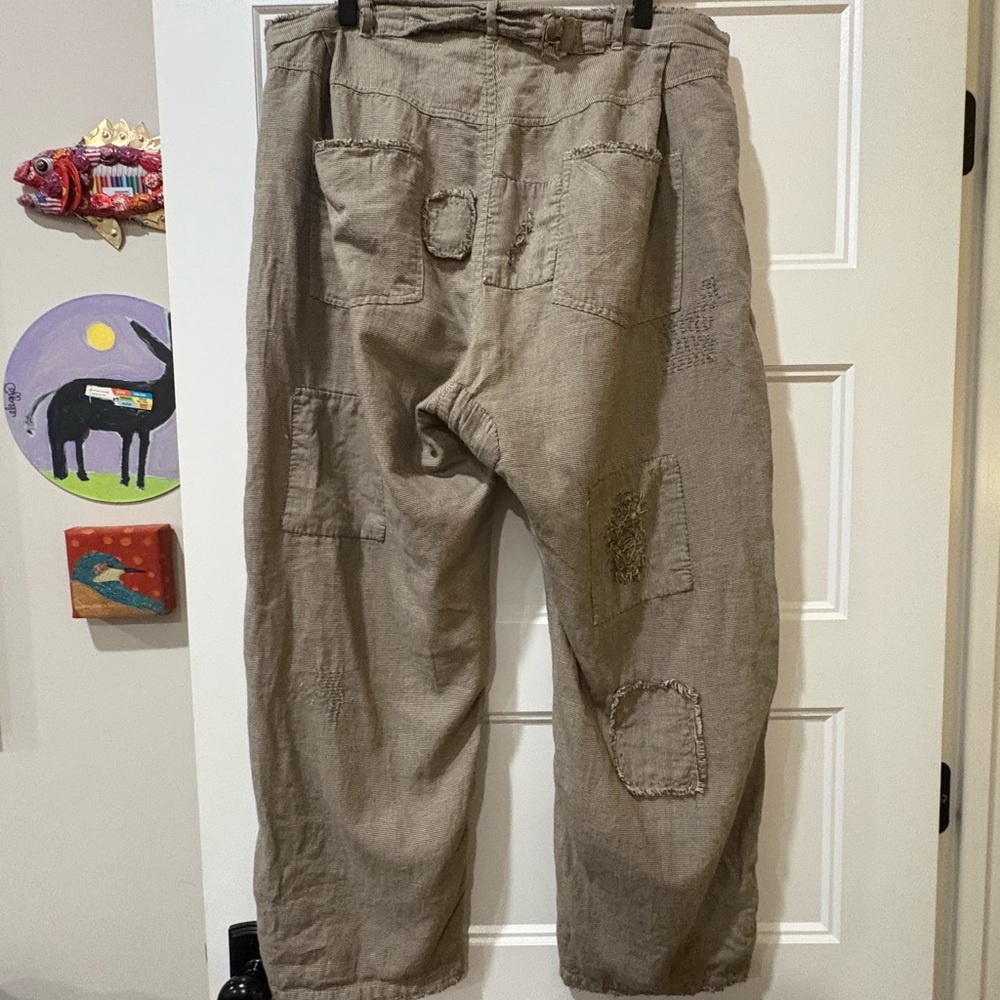 Magnolia Pearl Pants Miners 255 Paradox Houndstooth checkered patch - Picture 4 of 12
